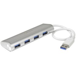 StarTech.com Hub USB 3.0 a 4 porte compatto e portatile con cavo inte