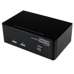 StarTech.com Switch KVM doppio monitor VGA DVI 2 porte USB con audio 