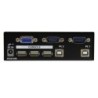 Kit switch kvm usb professionale a 2 porte con cavi