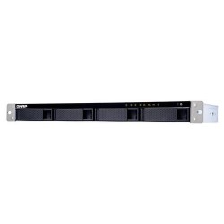 QNAP TS-431XeU NAS Rack (1U) Collegamento ethernet LAN Nero, Acciaio 