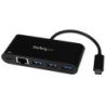 StarTech.com Adattatore di rete USB-C a Ethernet a 3 porte - Hub USB 