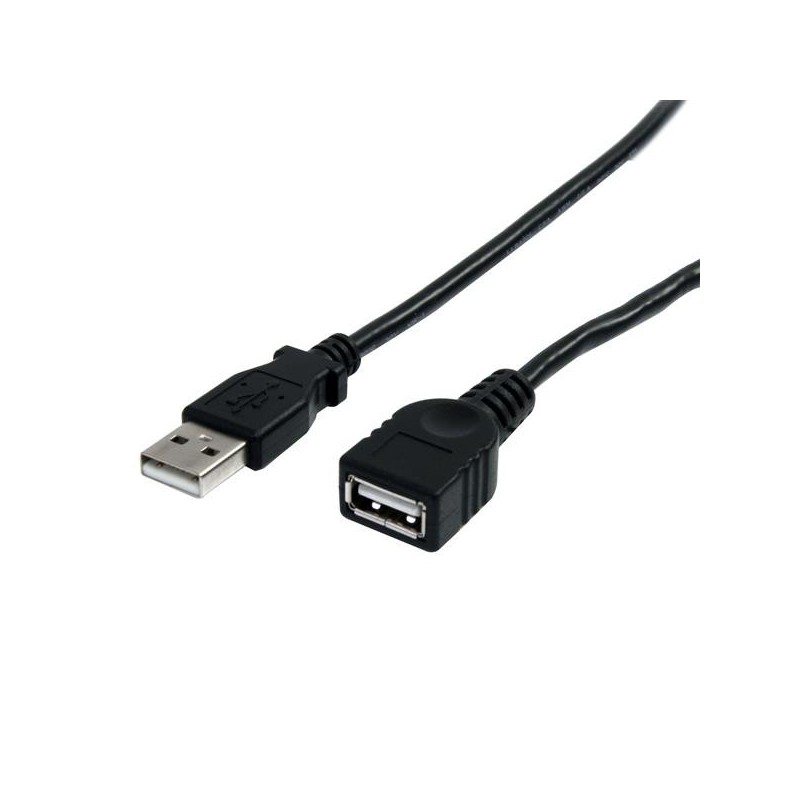 Cavo prolunga usb 2.0 da 90 cm type a ad a - m/f - nero