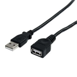 Cavo prolunga usb 2.0 da 90 cm type a ad a - m/f - nero