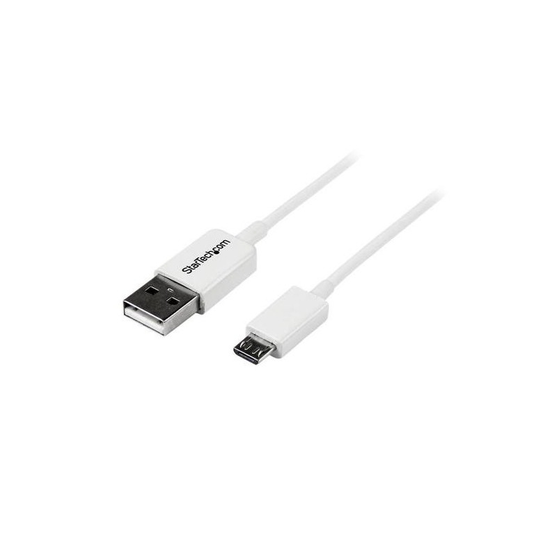 StarTech.com Cavo micro USB bianco 0,5 m - A a Micro B