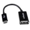 StarTech.com Cavo adattatore micro USB a USB femmina OTG da viaggio 1