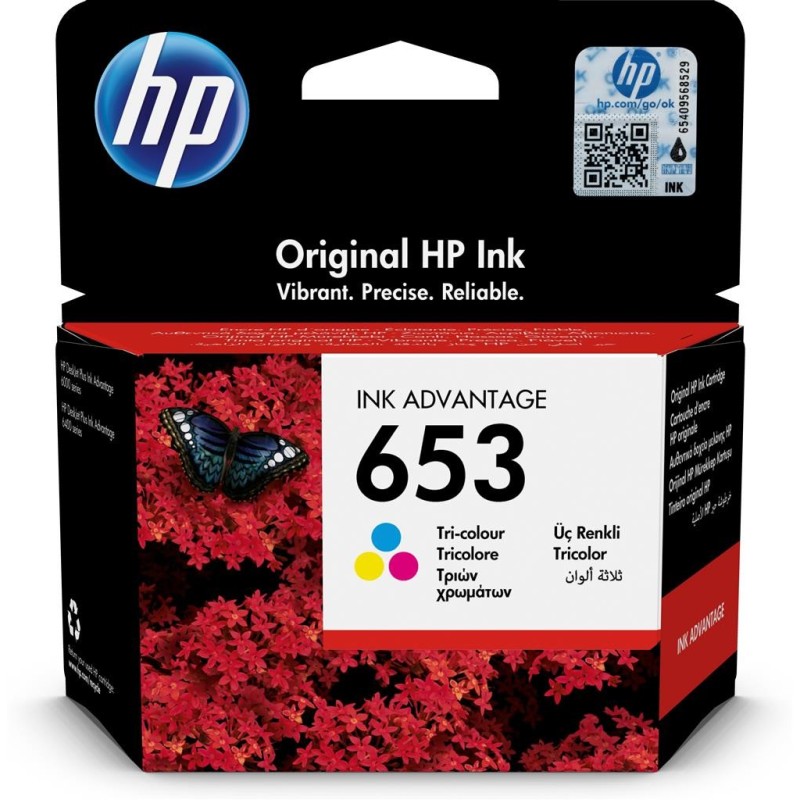 HP 653 Tri-color Ink Advantage