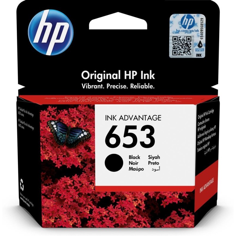 HP 653 Black Ink Advantage