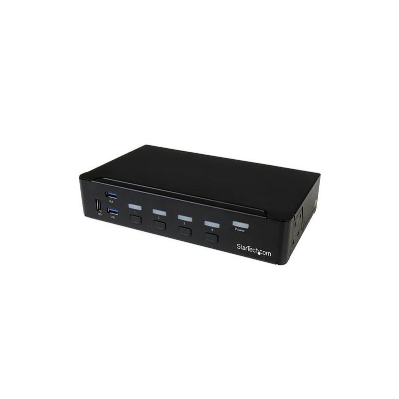 StarTech.com Switch Commutatore KVM a 4 Porte DisplayPort con Hub USB