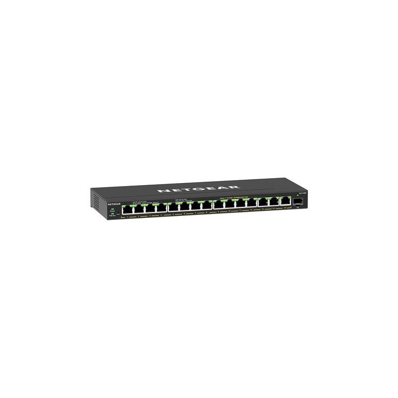 SWITCH 16P GIGABIT ETH POE+ 180W +1 PSFP