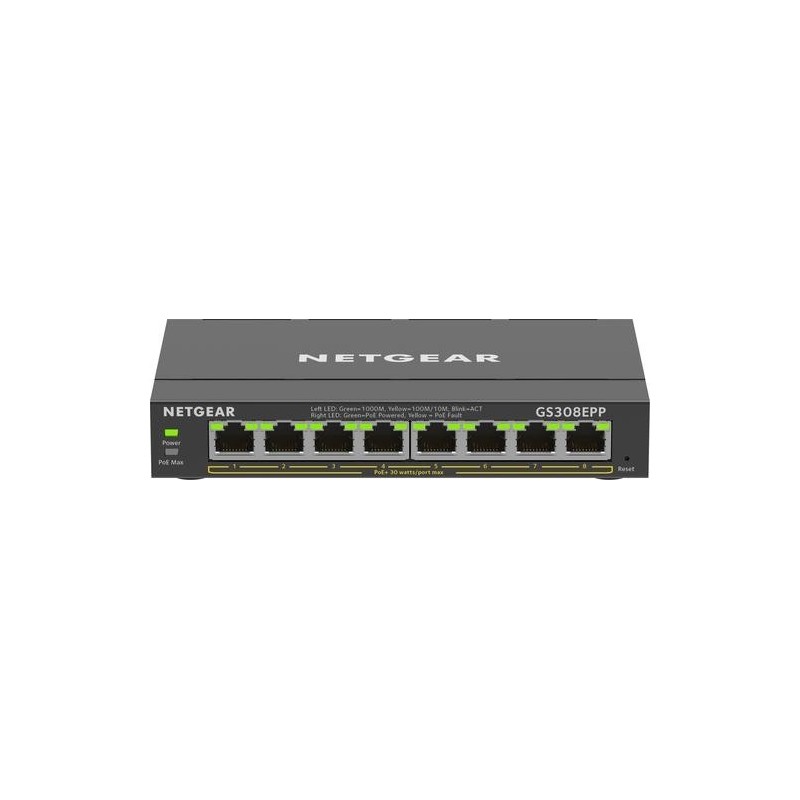 SWITCH ETHERNET 8 PORTE POE+