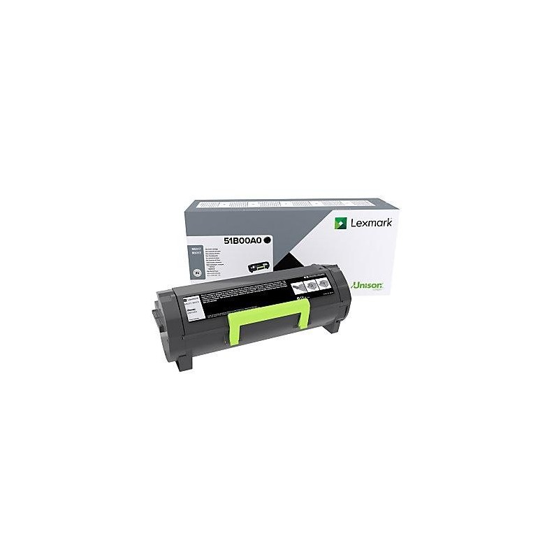 Lexmark 51B00A0 cartuccia toner 1 pz Originale Nero