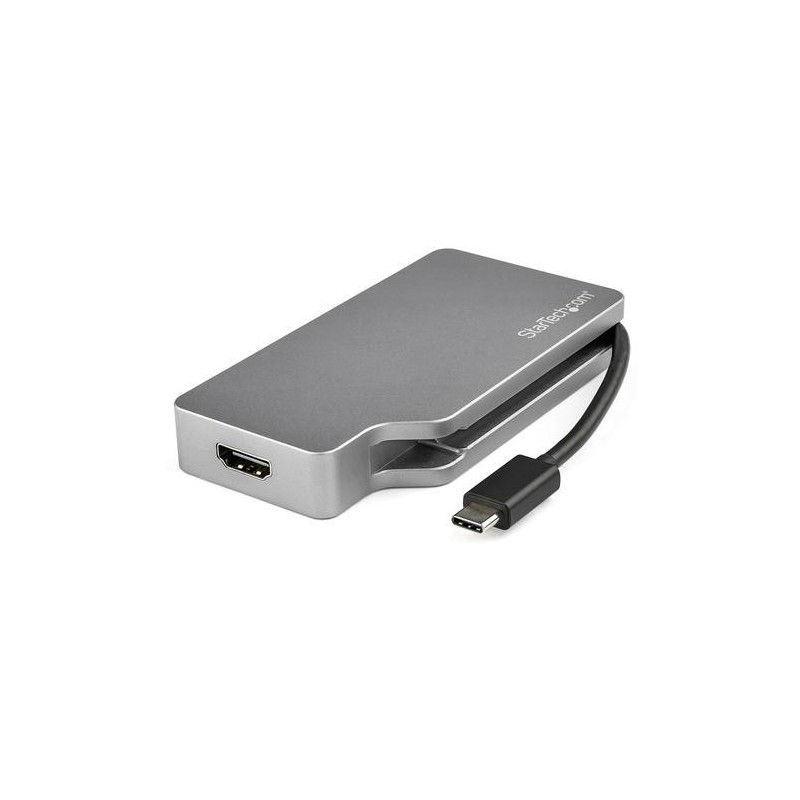 StarTech.com Adattatore Multiporta Video USB-C 4 in 1 in Alluminio - 