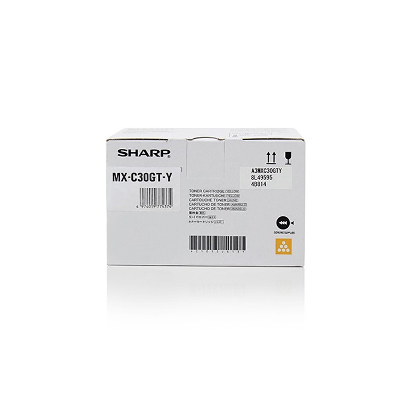 Sharp MXC30GTY cartuccia toner 1 pz Originale Giallo