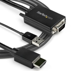 Cavo adattatore convertitore da VGA a HDMI da 2 m - Alimentazione USB