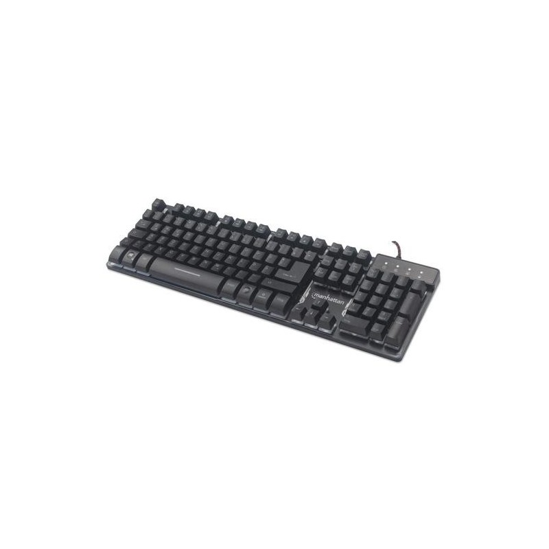 Manhattan 178457 tastiera USB QWERTY Spagnolo Nero