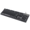 Manhattan 178457 tastiera USB QWERTY Spagnolo Nero