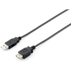 Equip 128850 cavo USB 1,8 m USB 2.0 USB A Nero