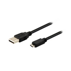 CAVO USB 2.0 A-MICROB M-M 1MT NERO