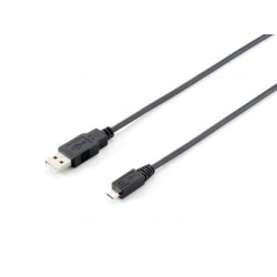 CAVO USB 2.0 A-MICROB M-M 1MT NERO