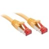 Lindy Rj45/Rj45 Cat6 0.3m cavo di rete Giallo 0,3 m S/FTP (S-STP)