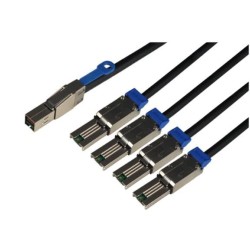 2M EXTERNAL SAS 4-WAY CABLE