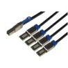 2M EXTERNAL SAS 4-WAY CABLE