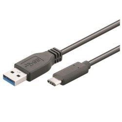 M-Cab 7001308 cavo USB 1 m USB 32 Gen 1 31 Gen 1 USB C USB A Nero