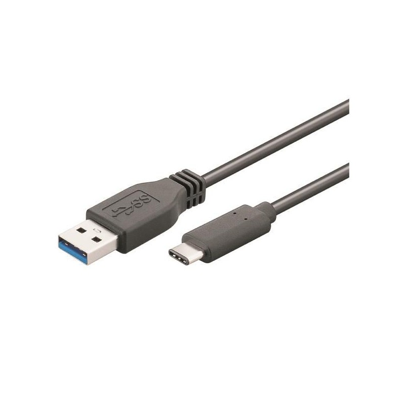 M-Cab 7001308 cavo USB 1 m USB 32 Gen 1 31 Gen 1 USB C USB A Nero