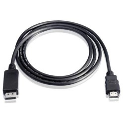 M-Cab 7003609 cavo e adattatore video 3 m DisplayPort HDMI Nero DP 1