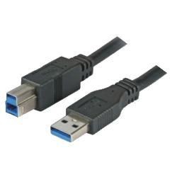 M-Cab USB A - USB B 3 m cavo USB USB 32 Gen 1 31 Gen 1 Nero 3M U