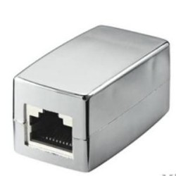 M-Cab CAT6 RJ45 F-F RJ45 F Grigio CAT6 MODULAR INLINE COUPLER - F/