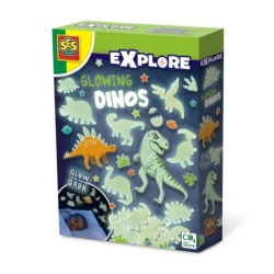 SES CREATIVE Explore Glowing Dinos Decorative Stickers Five Years an