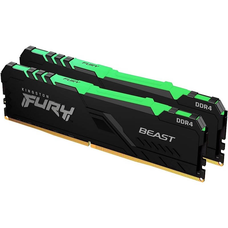 Kingston Technology FURY Beast RGB memoria 32 GB 2 x 16 GB DDR4 3600