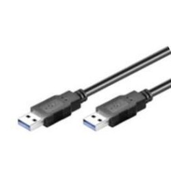 M-Cab USB A - USB A M/M 3 m cavo USB USB 32 Gen 1 31 Gen 1 Nero