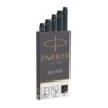 Parker Quink inktpatronen zwart, doos met 5 stuks ricaricatore di pen