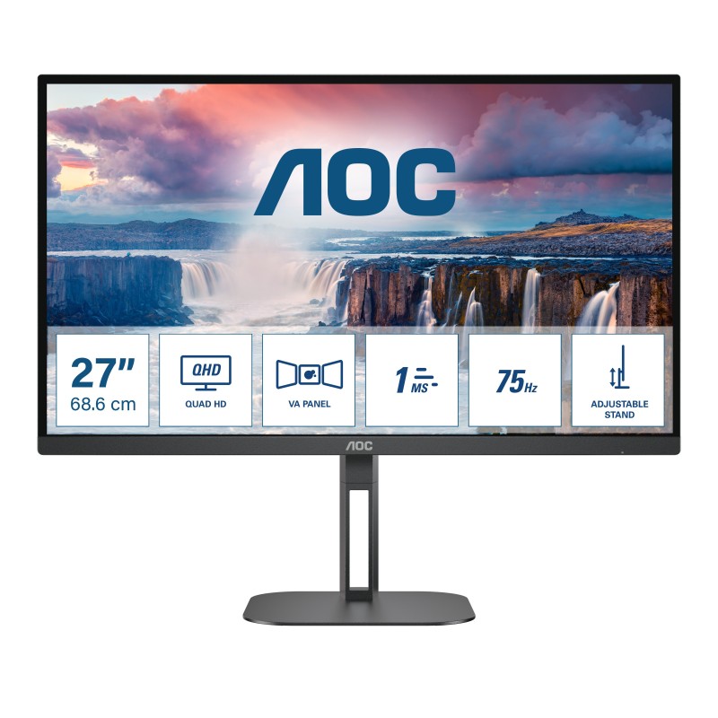 AOC V5 Q27V5N 68,6 cm (27&quot;) 2560 x 1440 Pixel Quad HD LED Nero