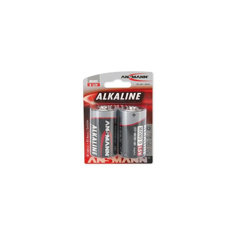 Batterie D ANSMANN Red 2er 2x Mono Alkaline LR20