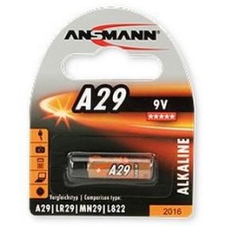 Batterie A29 / LR29 ANSMANN Spannung von 9 V 1er Blister