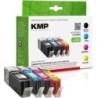 KMP MULTIPACK C107PIXV Sort Gul Cyan Magenta Bl&Atilde;&brvbar;k