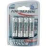 Batterie AA ANSMANN Lithium 4er 4x Mignon Lithium Extreme