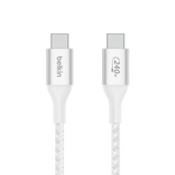 Belkin Boost Charge 240W USB-C auf USB-C Kabel, 2m - wei&szlig;