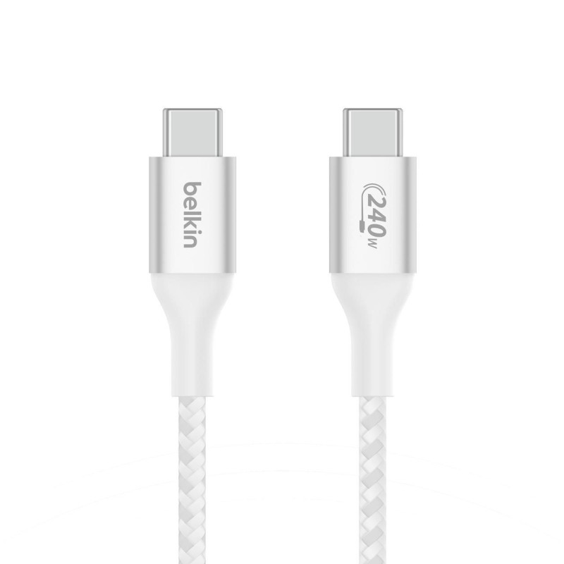 Belkin Boost Charge 240W USB-C auf USB-C Kabel, 2m - wei&szlig;