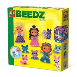 SES CREATIVE Beedz Princesses and Animal Friends Iron-on Beads, 5 Yea