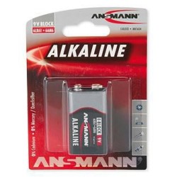 Batterie 9V ANSMANN Red 1er 1x 9V Block Alkaline