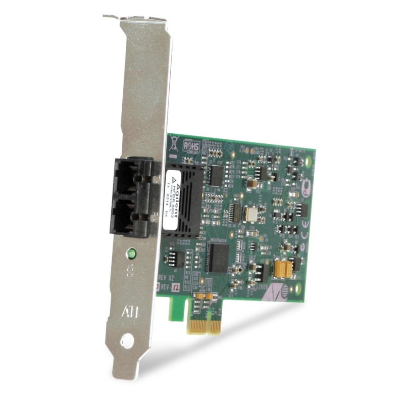 Allied Telesis 100FX Desktop PCI-e Fiber Network Adapter Card w/PCI E