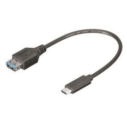 M-Cab 7001305 cavo USB 0,2 m USB 3.2 Gen 1 [3.1 Gen 1] USB C USB A Ne