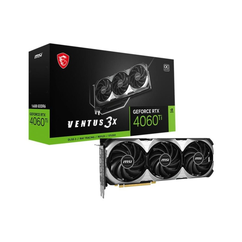 MSI VENTUS GEFORCE RTX 4060 TI 3X 16G OC scheda video NVIDIA 16 GB GD