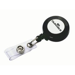 Durable 8152-58 Plastica 10 pz (Durable Badge Reel with Snap Button S