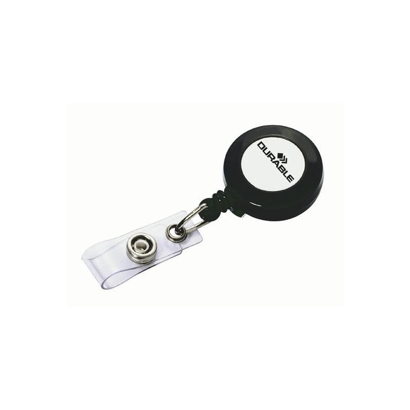 Durable 8152-58 Plastica 10 pz (Durable Badge Reel with Snap Button S