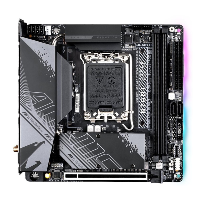 N--GIGABYTE B760I AORUS PRO LGA1700 DDR4 m-ITX MB